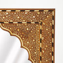 Chevrier 24 in. W x 36 in. H Vertical Wood and Bone Inlay Wall Mirror by Butler Specialty Company