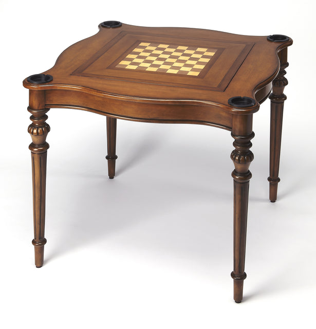 Eastwick 32 in. W Square Wood Chess/Checkers Game Table by Butler Specialty Company