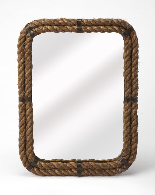 Darby 18.5 in. W x 24.5 in. H Rectangular Rope Wall Mirror by Butler Specialty Company