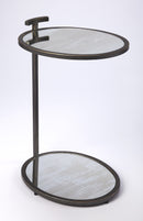 Ciro 13.5 in. W Oval Metal and Mirrored Side Table by Butler Specialty Company