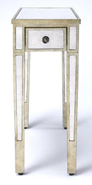 Katarina 10 in. W Rectangular Mirrored Narrow 1 Drawer Chairside Table by Butler Specialty Company
