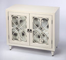 Finney 32 in. W Rectangular Wood and Antique Mirror 2 Door Accent Storage Chest by Butler Specialty Company
