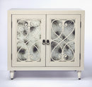 Finney 32 in. W Rectangular Wood and Antique Mirror 2 Door Accent Storage Chest by Butler Specialty Company