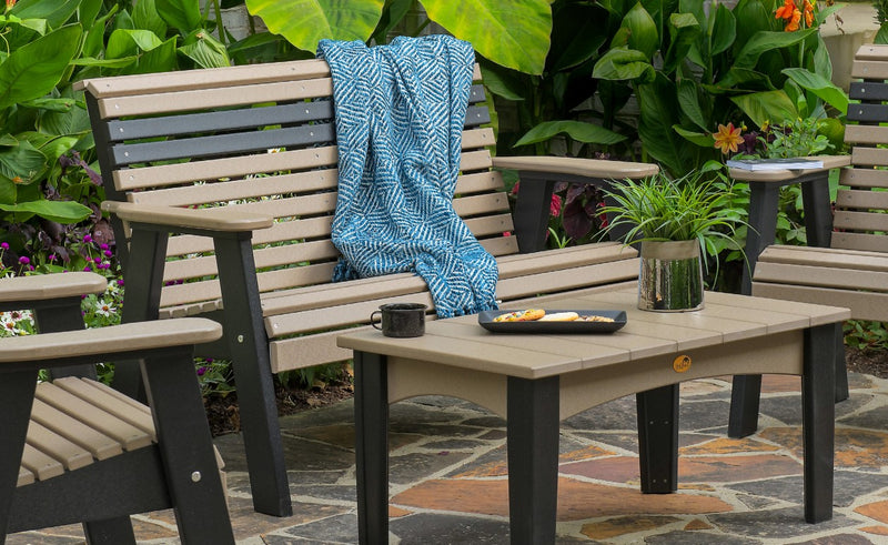 4' Plain Bench by LuxCraft