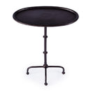 Kealy Outdoor 19.75 in. W Oval Metal Pedestal Side Table by Butler Specialty Company