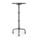 Kealy Outdoor 19.75 in. W Oval Metal Pedestal Side Table by Butler Specialty Company