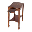 Gilbert 12 in. W Rectangular Wood End Table with Pull-Out Tray and Lower Open Shelf by Butler Specialty Company