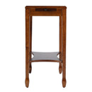 Gilbert 12 in. W Rectangular Wood End Table with Pull-Out Tray and Lower Open Shelf by Butler Specialty Company