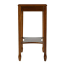 Gilbert 12 in. W Rectangular Wood End Table with Pull-Out Tray and Lower Open Shelf by Butler Specialty Company