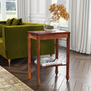 Gilbert 12 in. W Rectangular Wood End Table with Pull-Out Tray and Lower Open Shelf by Butler Specialty Company