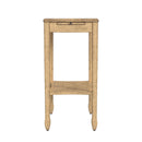Gilbert 12 in. W Rectangular Wood End Table with Pull-Out Tray and Lower Open Shelf by Butler Specialty Company