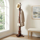 Webster 68.5 in. H Wood and Metal Freestanding 8 Double Hook Coat Rack by Butler Specialty Company