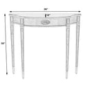 Chester 36 in. W Demilune Wood Console Table by Butler Specialty Company