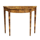 Chester 36 in. W Demilune Burl Wood Console Table by Butler Specialty Company