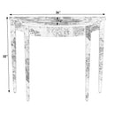 Chester 36 in. W Demilune Burl Wood Console Table by Butler Specialty Company