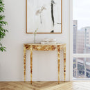 Chester 36 in. W Demilune Burl Wood Console Table by Butler Specialty Company