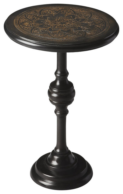 Selma 15 in. W Round Metal Pedestal Side Table by Butler Specialty Company