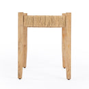 Garner 19.5 in. W Rectangular Woven Jute and Wood Accent Stool by Butler Specialty Company