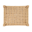 Garner 19.5 in. W Rectangular Woven Jute and Wood Accent Stool by Butler Specialty Company