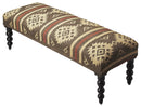 Navajo 48 in. W Rectangular Jute Upholstered and Wood Bench by Butler Specialty Company