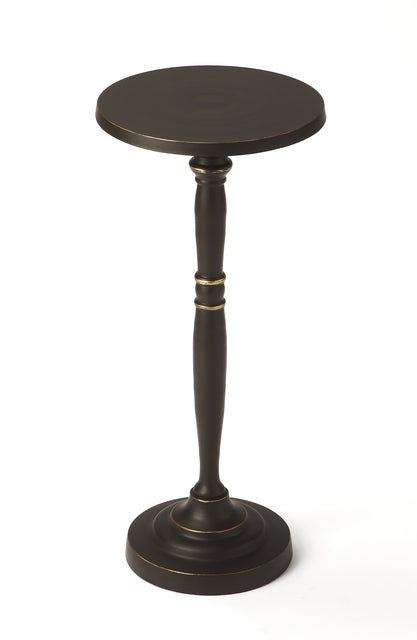 Langford  Indoor 10 in. W Round Metal Pedestal Base Side Table by Butler Specialty Company