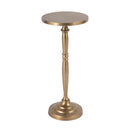 Langford  Indoor 10 in. W Round Metal Pedestal Base Side Table by Butler Specialty Company