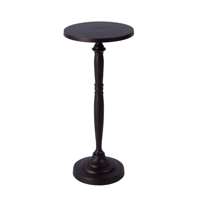 Landon Outdoor 10 in. W Round Metal Pedestal Base Side Table by Butler Specialty Company