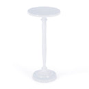 Landon Outdoor 10 in. W Round Metal Pedestal Base Side Table by Butler Specialty Company