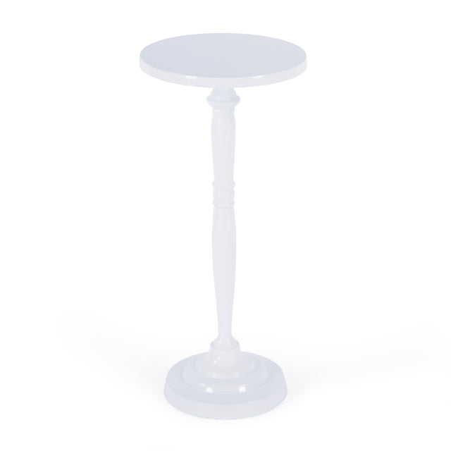 Landon Outdoor 10 in. W Round Metal Pedestal Base Side Table by Butler Specialty Company