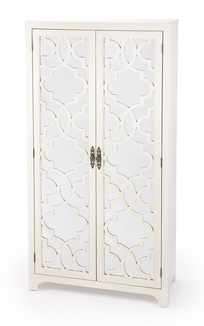 Morjanna 36 in. W x 76.5 in. H Wood and Mirrored Door Tall Armoire by Butler Specialty Company