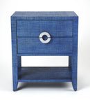 Amelle 24 in. W Rectangular Raffia 2 Drawer Nightstand with Lower Open Shelf by Butler Specialty Company