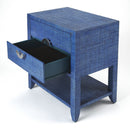 Amelle 24 in. W Rectangular Raffia 2 Drawer Nightstand with Lower Open Shelf by Butler Specialty Company