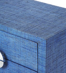 Amelle 24 in. W Rectangular Raffia 2 Drawer Nightstand with Lower Open Shelf by Butler Specialty Company
