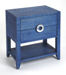 Amelle 24 in. W Rectangular Raffia 2 Drawer Nightstand with Lower Open Shelf by Butler Specialty Company