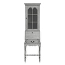 Newlark 20 in. W Rectangular Wood and Glass Traditional 2 Drawer 1 Door Secretary by Butler Specialty Company