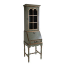 Newlark 20 in. W Rectangular Wood and Glass Traditional 2 Drawer 1 Door Secretary by Butler Specialty Company