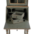 Newlark 20 in. W Rectangular Wood and Glass Traditional 2 Drawer 1 Door Secretary by Butler Specialty Company