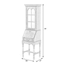 Newlark 20 in. W Rectangular Wood and Glass Traditional 2 Drawer 1 Door Secretary by Butler Specialty Company