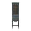Newlark 20 in. W Rectangular Wood and Glass Traditional 2 Drawer 1 Door Secretary by Butler Specialty Company