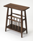 Bowen 20 in. W Rectangular Solid Wood Side Table with Magazine Holder by Butler Specialty Company