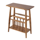 Bowen 20 in. W Rectangular Solid Wood Side Table with Magazine Holder by Butler Specialty Company