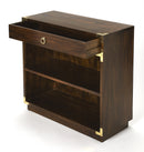 Forster 28 in. W Rectangular Campaign 1 Drawer 2 Shelf Bookcase by Butler Specialty Company