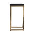 Natalya 25.5 in. Seat Height Square Upholstered and Metal Backless Counter Stool with Footrest by Butler Specialty Company