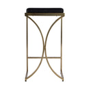 Natalya 25.5 in. Seat Height Square Upholstered and Metal Backless Counter Stool with Footrest by Butler Specialty Company