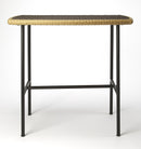 Freeport 36.5 in. W Rectangular Rattan and Iron Pub Table by Butler Specialty Company