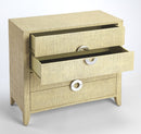 Amelle 34 in. W Rectangular Raffia 4 Drawer Accent Chest by Butler Specialty Company