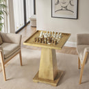 Levon 21.5 in. W Square Wood Pedestal Game Table by Butler Specialty Company