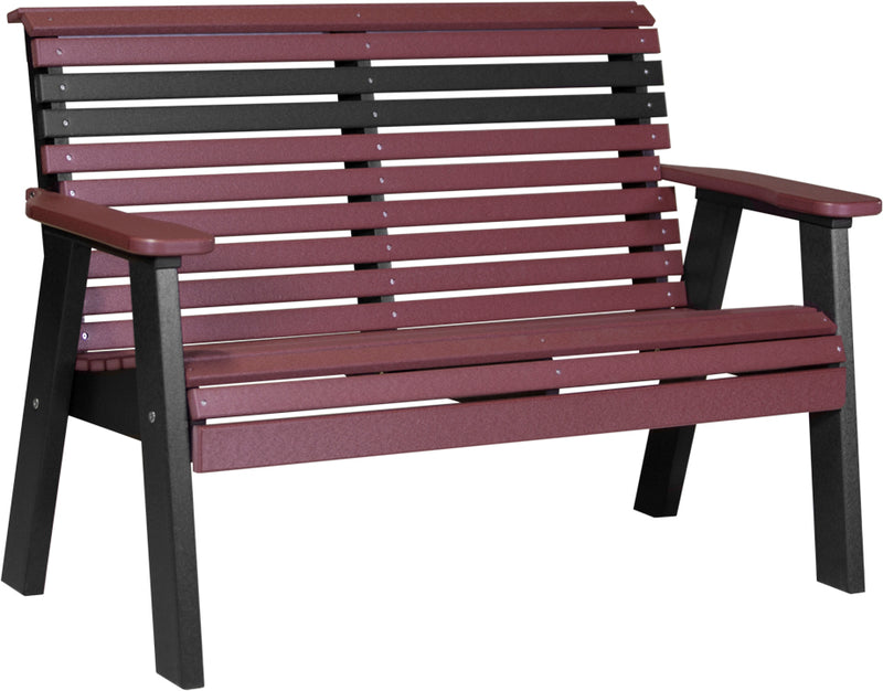 4' Plain Bench by LuxCraft