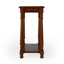 Devane 12 in. W Rectangular Wood Side Table with Pull-Out Tray and Lower Open Shelf by Butler Specialty Company