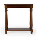 Devane 12 in. W Rectangular Wood Side Table with Pull-Out Tray and Lower Open Shelf by Butler Specialty Company